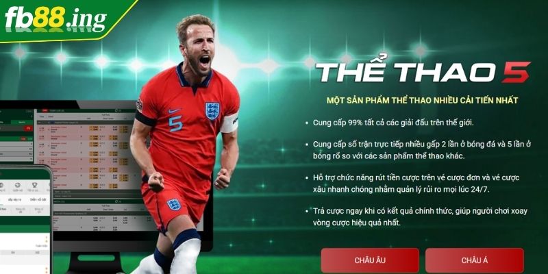 Thể thao 5 FB88 Kịch Tính Và Đẳng Cấp Với Tỷ Lệ Siêu Hấp Dẫn 1 Thể thao 5 FB88 hiện đại và thời thượng
