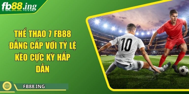 Thể Thao 7 FB88 Đẳng Cấp Với Tỷ Lệ Kèo Cực Kỳ Hấp Dẫn 5 Thể Thao 7 FB88 Đẳng Cấp Với Tỷ Lệ Kèo Cực Kỳ Hấp Dẫn